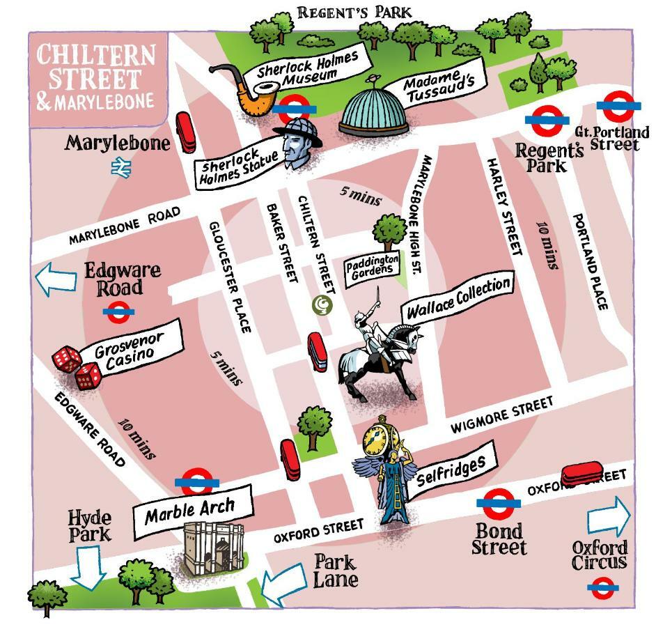 Chiltern Street Serviced Apartments - Marylebone Лондон Екстер'єр фото
